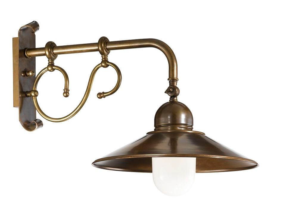 Светодиодный настенный светильник из латуни с фиксированным кронштейном Cremasco Illuminazione Венецианская традиция ARCH-00033473 - Вид №1