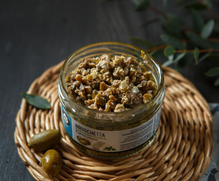 8390 Брускетта из оливок Халкидики с белым сыром Вкусляндия  - Вид №1