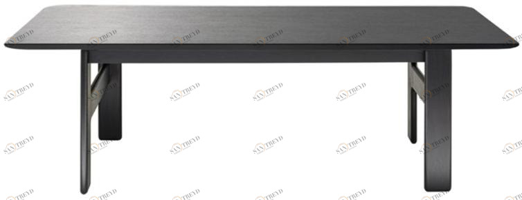 HC28 Cosmo Прямоугольный деревянный обеденный стол Fugue 11c017 / 11c018