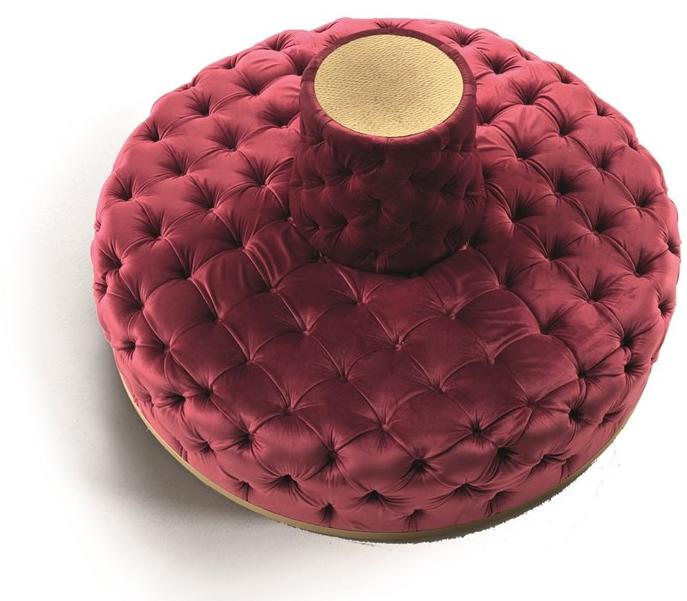 Longhi Круглая скамья из тафтинга Loveluxe 2015 – regency collection X 420 - Вид №1
