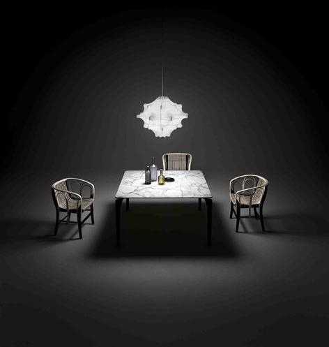 DE PADOVA Квадратный стол с мраморной столешницей и деревянными ножками sun-id-1504895 - Вид №6