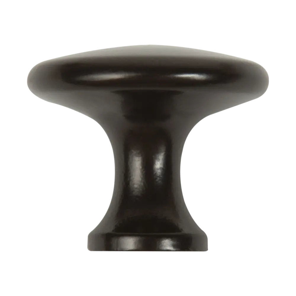 Мебельная ручка-кнопка 161 25x30 мм цвет кофе Jet STLM-2024652 - Вид №1