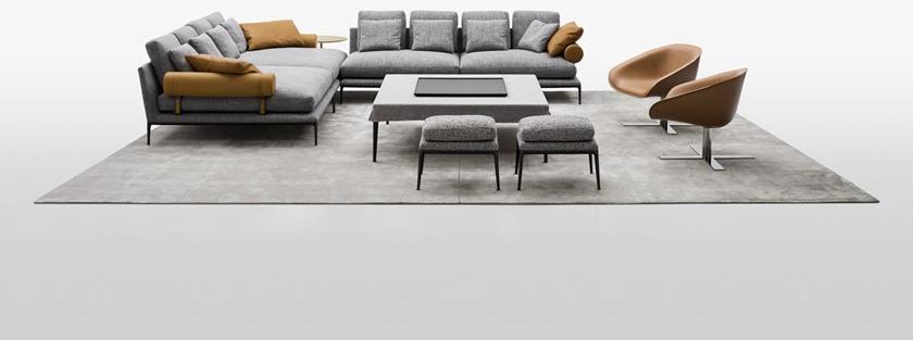 B&B Italia Угловой диван в ткани Atoll sun-id-1427879 - Вид №3