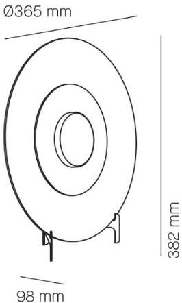 Milan Iluminacion Настольная светодиодная лампа из сатинированного стекла Halos 6781 - Вид №2