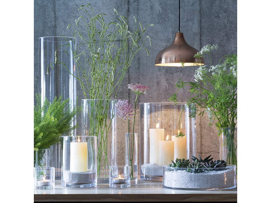 Ваза цилиндрическая прозрачная 25 см Сolumn LSA INTERNATIONAL - 253361 Прозрачный  - Вид №1