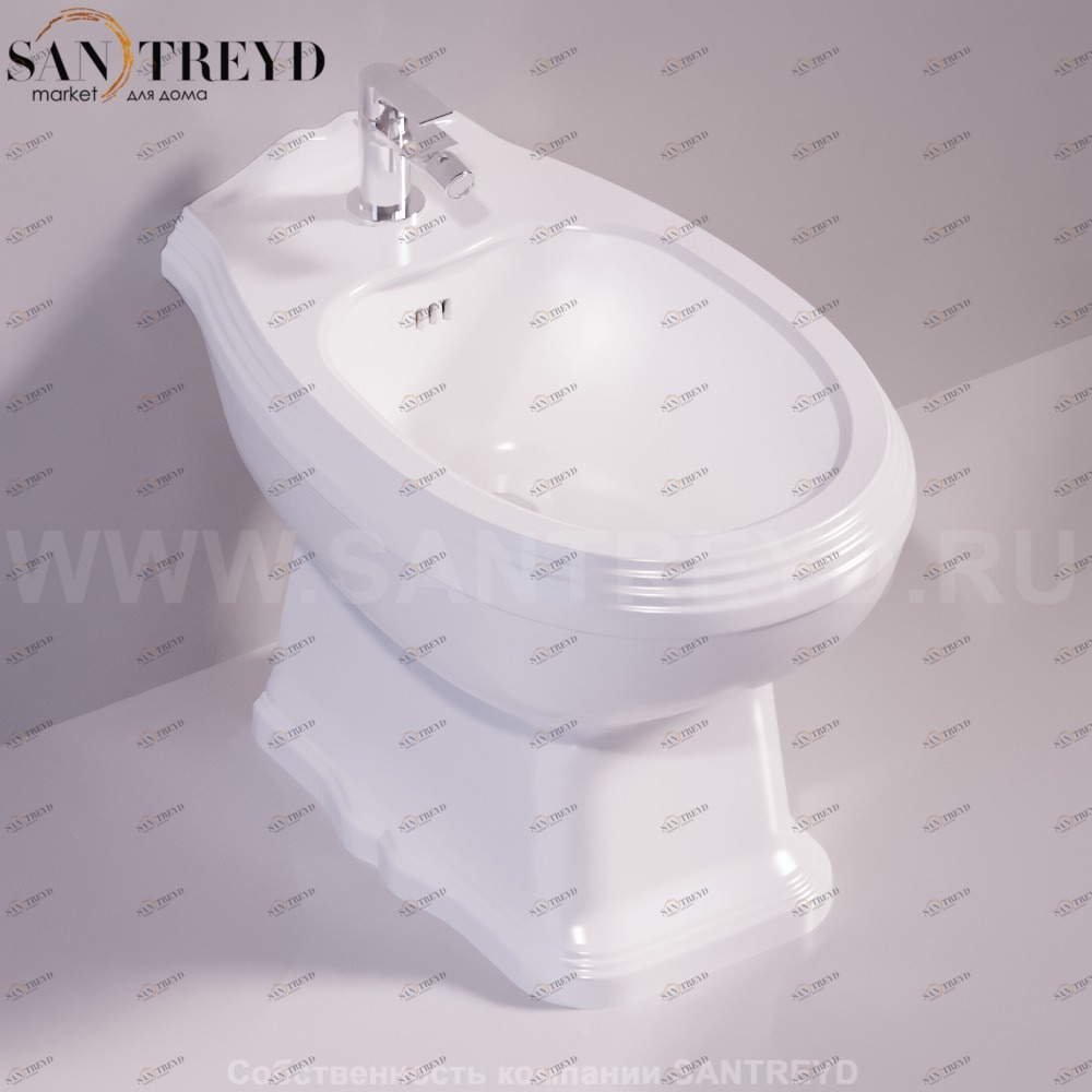 AR833BIANCO Биде напольное Arcade Simas