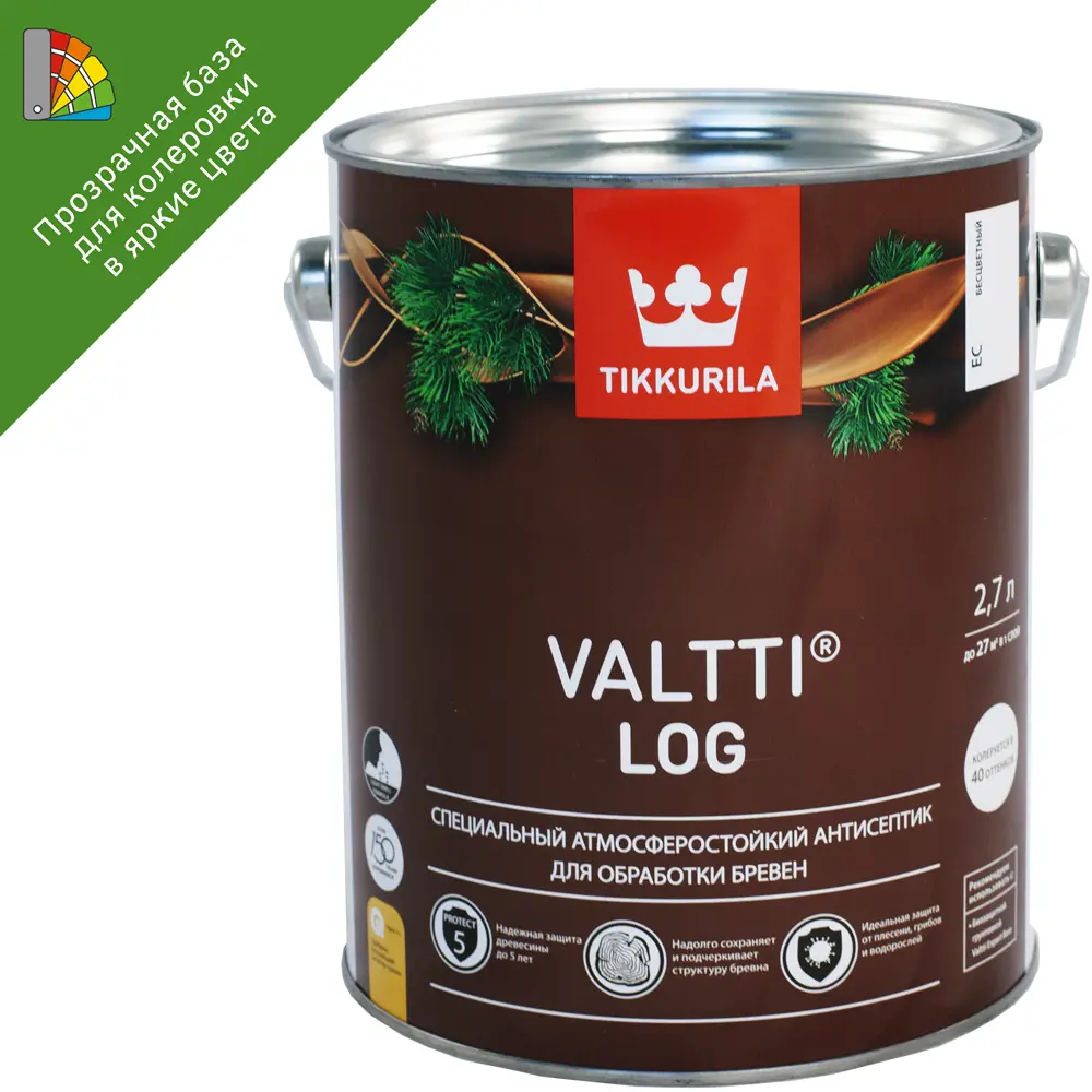 Tikkurila Valtti Log - Антисептик для защиты деревянных фасадов 82115532