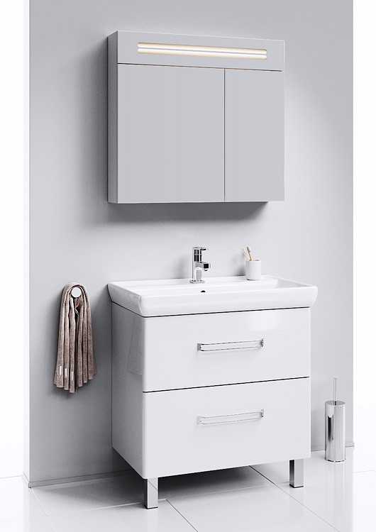 Нео тумба под умывальник Дрея Q80, Neo.01.08 AQWELLA 192185 - Вид №3