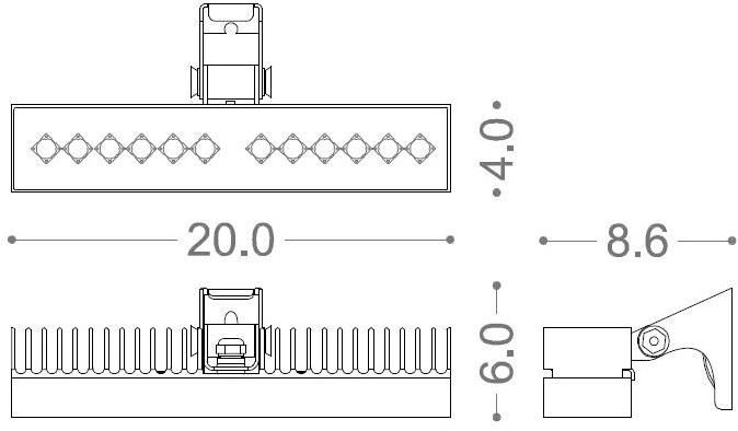 PURALUCE Настенный светильник для улицы / потолочный светильник для улицы из алюминия Pixel sun-id-1368392 - Вид №3