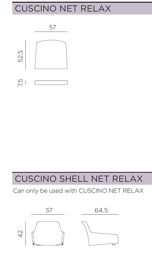Полипропиленовое садовое кресло с подлокотниками Nardi Net Collection ARCH-00116729 - Вид №13