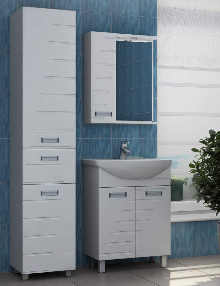 Тумба Diana 600 (Балтика)610⨉460⨉830 мм белый Santreyd sun-id-665378 - Вид №4