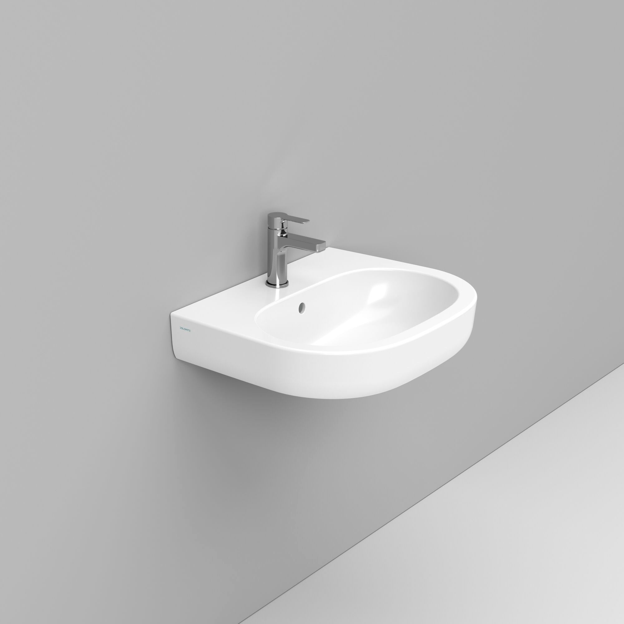 Овальная керамическая подвесная раковина с переливом Ceramica Dolomite мирт ARCH-00041879 - Вид №8