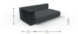 Talenti Модульный садовый диван с шезлонгом Cliff decò sun-id-1479676 - Вид №10