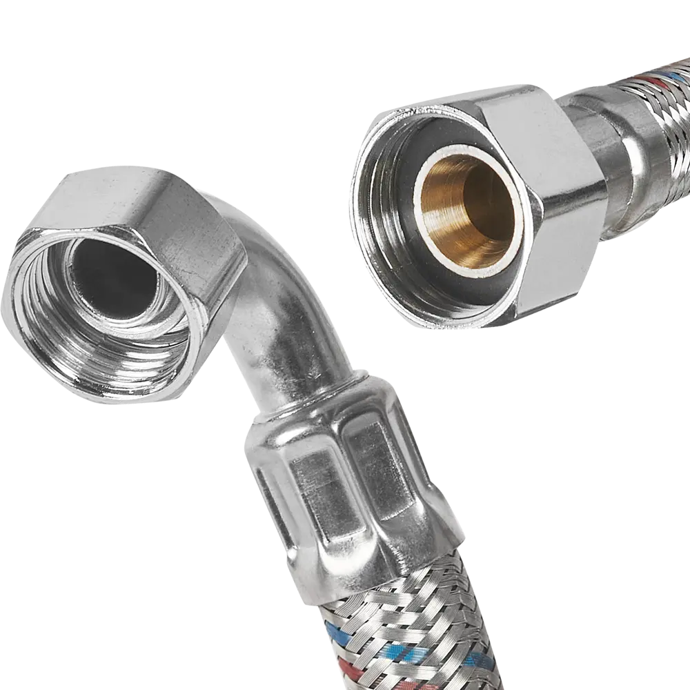 Угловая подводка Aquabeam для воды 1/2" 60 см с внутренней резьбой 86853137 STLM-0810151 - Вид №1