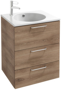 EB2530-R5-N14 Тумба под столешницу 60 см, 3 ящика, хромированная ручка JACOB DELAFON ODÉON RIVE GAUCHE