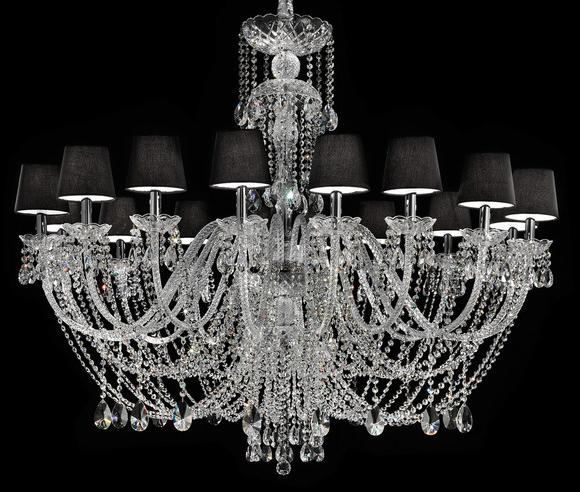 Masiero Люстра накаливания из дутого стекла с кристаллами Glass sun-id-1383810 - Вид №1