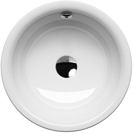 902811 Подвесная раковина настенная овальная GSI ceramica Sand белая - Вид №1