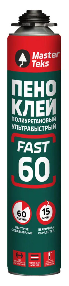 MASTERTEKS Профессиональный монтажный клей-пена Ультрабыстрый 750 мл 89347309