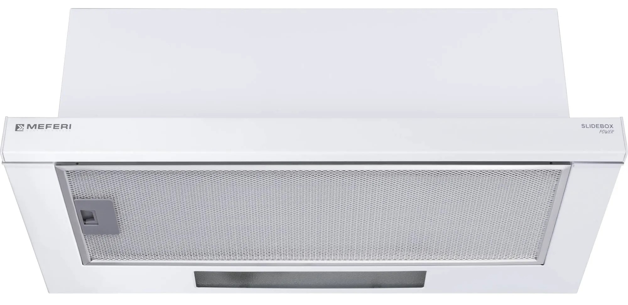 9168708 Вытяжка телескопическая Meferi SLIDEBOX60WH POWER белый/белый STDN-0128147