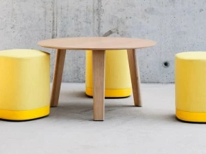 ENEA Круглый деревянный журнальный столик Lts system