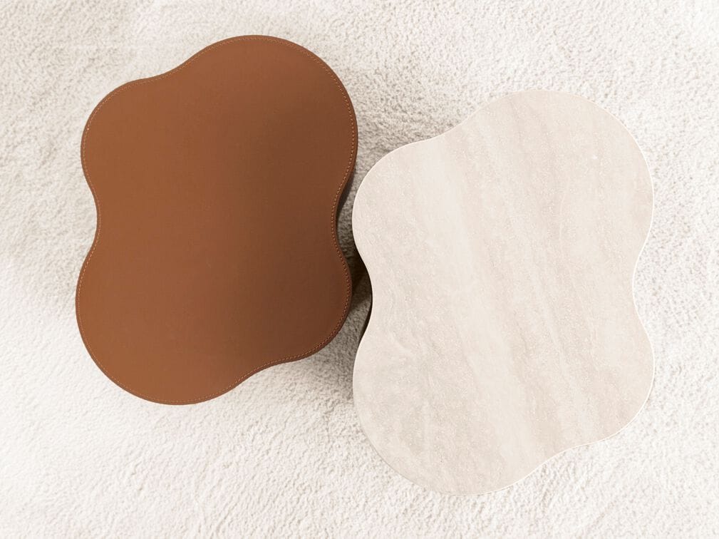 Низкий журнальный столик с кожаным или мраморным верхом Vibieffe Quite luxury ARCH-00147905 - Вид №9