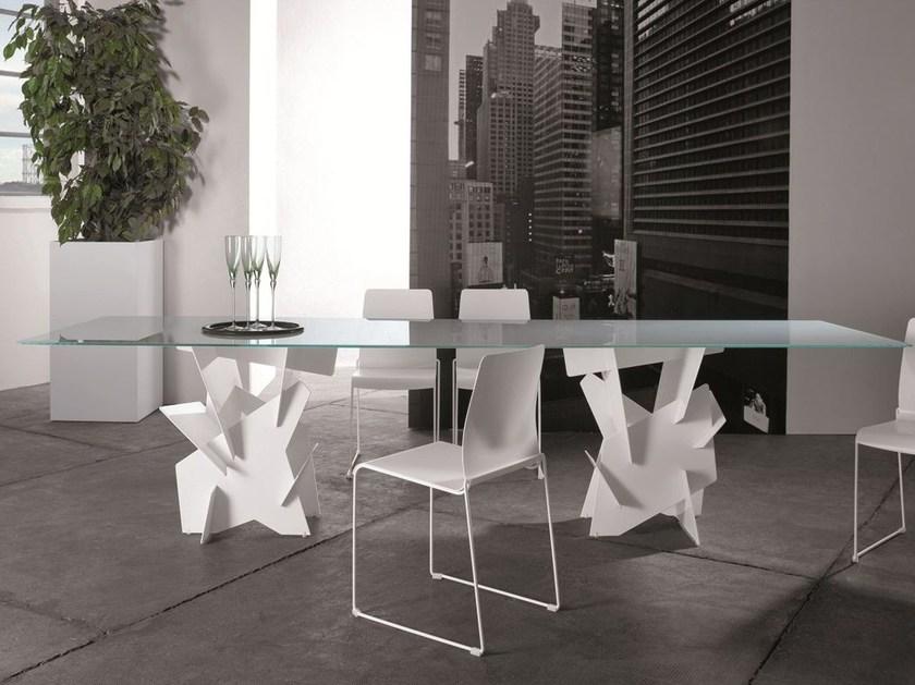 YDF Прямоугольный стеклянный стол sun-id-1432447 - Вид №1