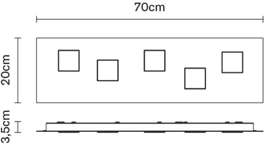 Fabbian Алюминиевый светодиодный потолочный светильник Quarter sun-id-1443881 - Вид №17