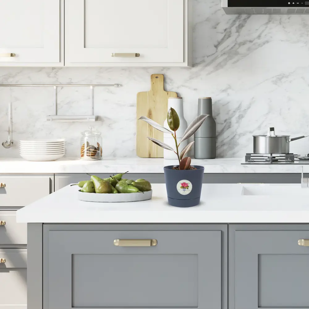 Горшок ТЕК.А.ТЕК Партер с системой автополива для комнатных растений 18006064 STLM-0009188 - Вид №2