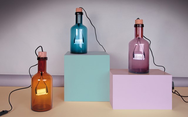 Настольная лампа Bouche violet от Seletti 01432 VIO SELETTI ИНТЕРЬЕРНЫЕ 244947 Прозрачный;фиолетовый  - Вид №4