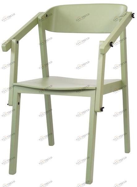 Askia Стул из лакированного дуба Atelier 1.c06.ok.sg