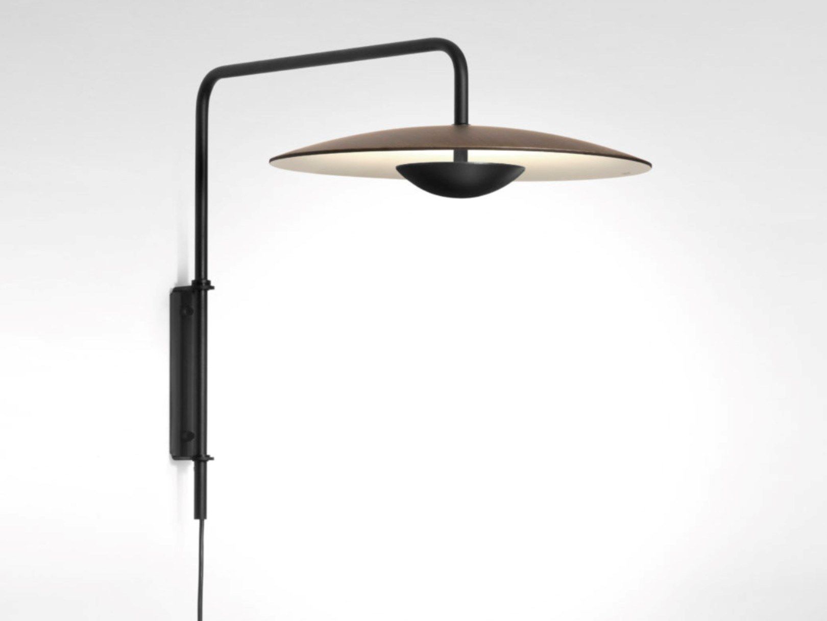 Металлический светодиодный настенный светильник с ламинированным абажуром Marset ARCH-00012650 - Вид №1