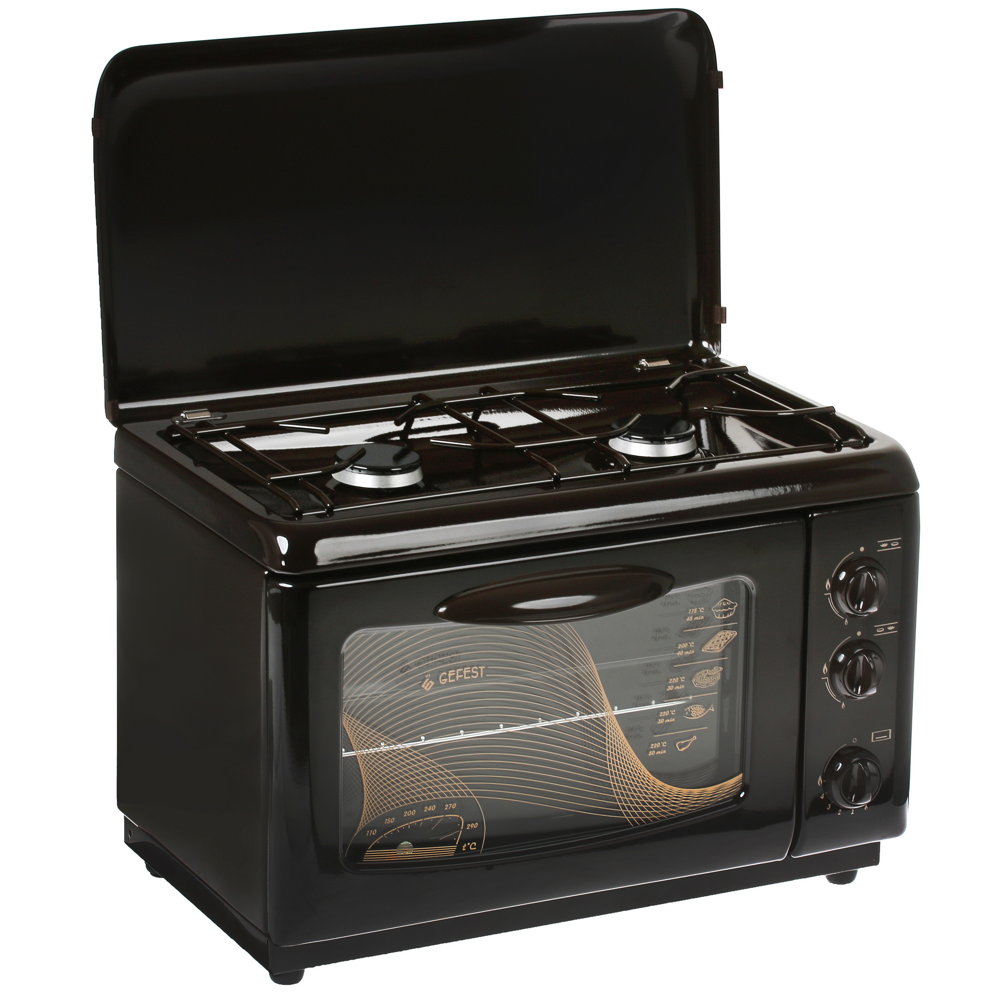 8122013 Мини-печь GEFEST 100 К19 коричневый STDN-0132669 - Вид №5