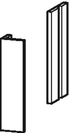 XL549909191 X-Large Доборная планка для шкафчика X-Large Серо-коричневый декор Duravit - Вид №1