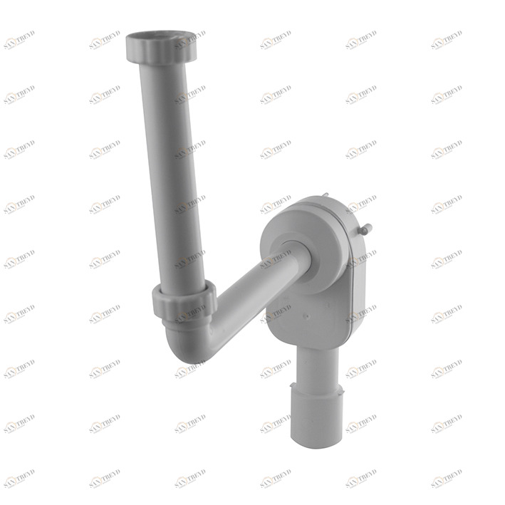 комплект скрытого уловителя для бутылок с трубкой белый    Nk sani NOKEN 100193347  WHITE 