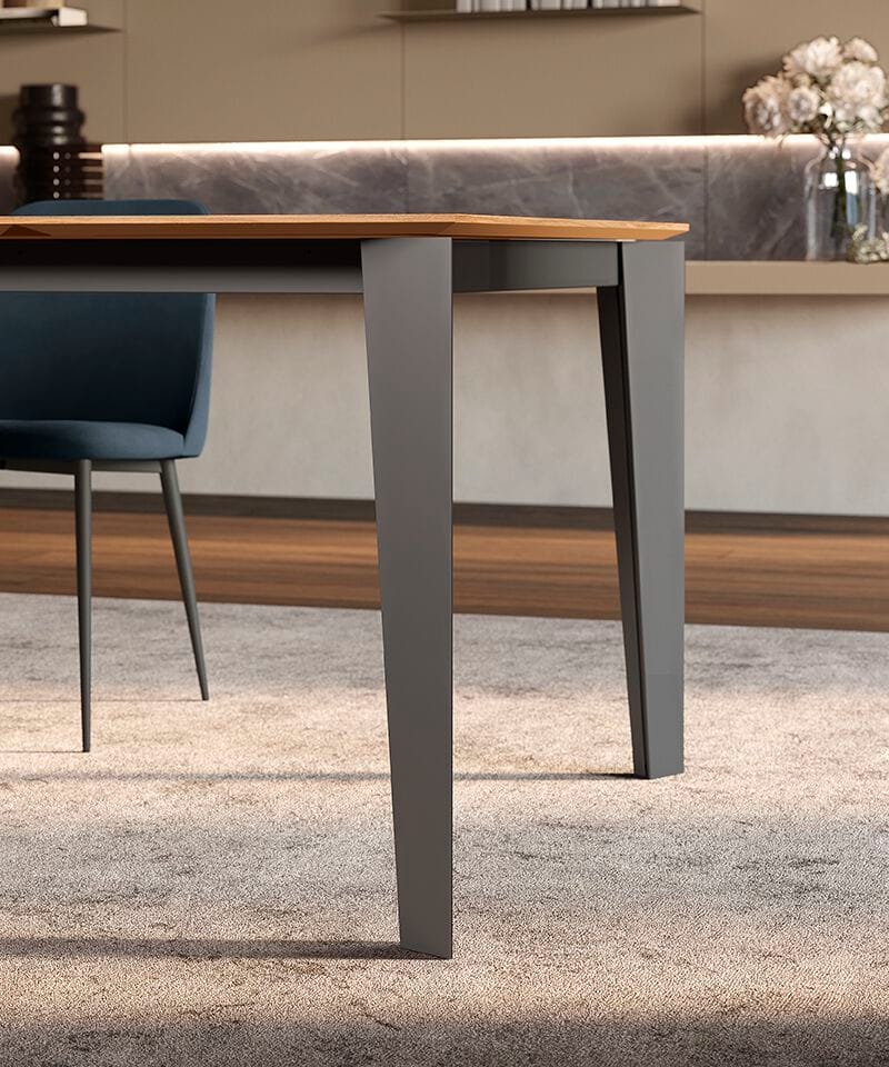 Прямоугольный выдвижной стол из шпона Febal Casa SEATTLE ARCH-00042188 - Вид №3