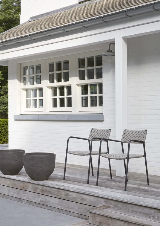 MNST30 Стул лава веревка 11мм антрацит Manutti Echo - Вид №7