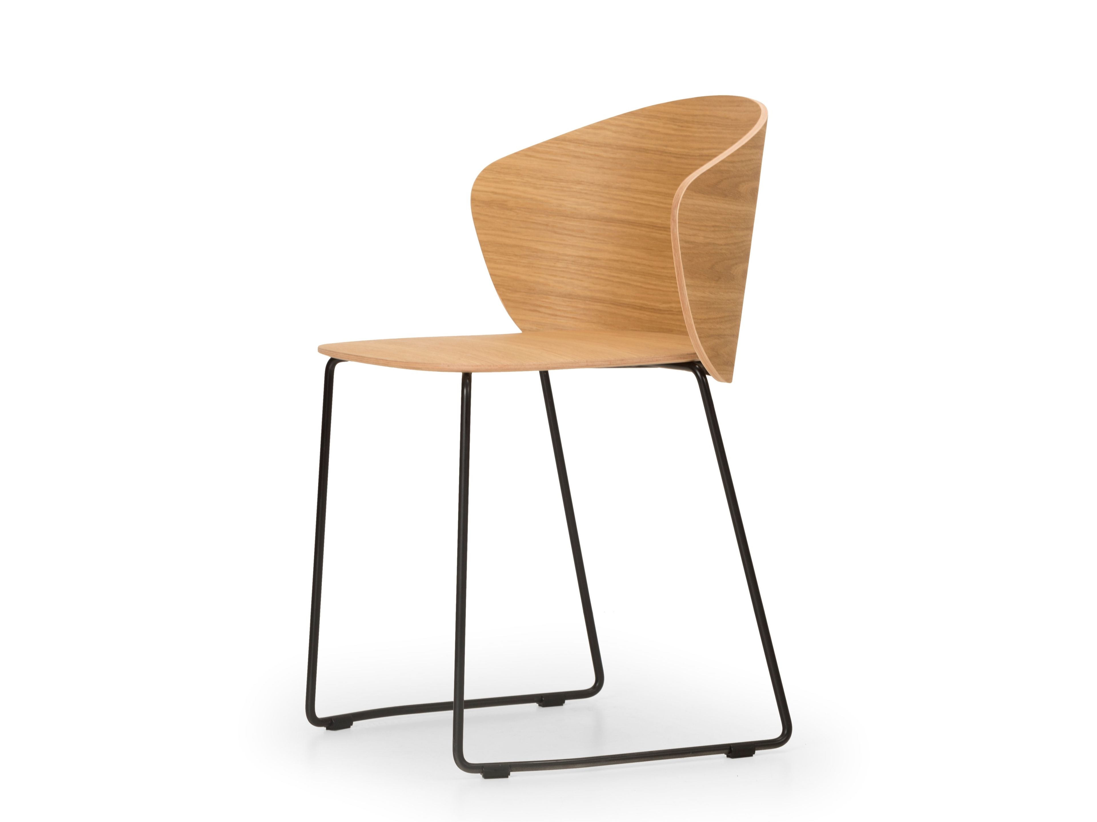 Штабелируемый стул из стали и дерева True Design Not Wood ARCH-00028594 - Вид №1