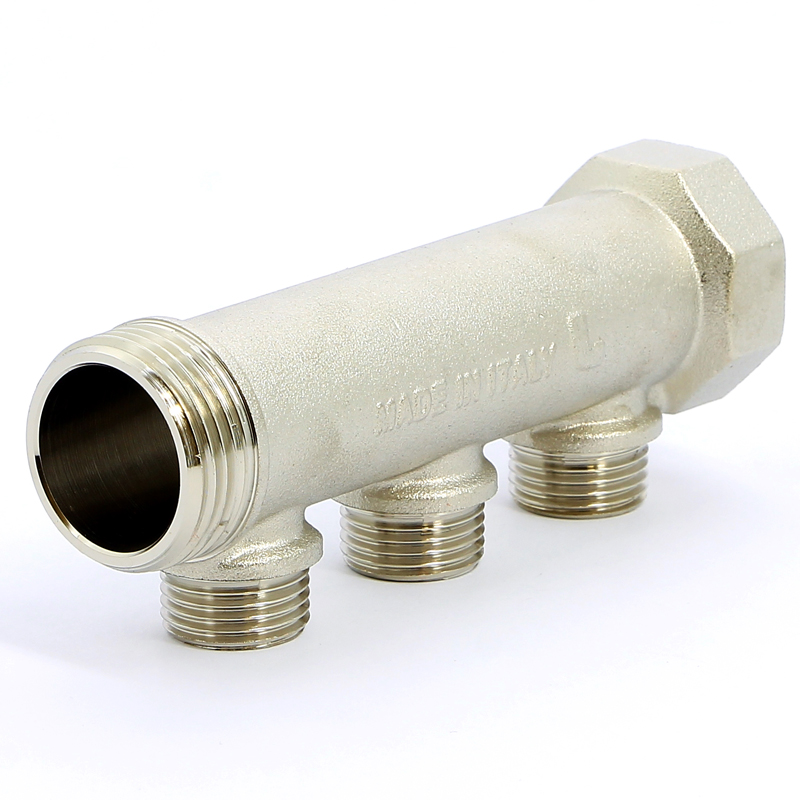 Коллектор НВ 1" никелированный ITAP 3 выхода 1/2"Н 38мм 45513 - Вид №2