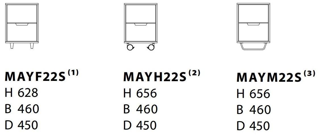 Комод из МДФ в скандинавском стиле May Mayh 22s Santreyd - Вид №2