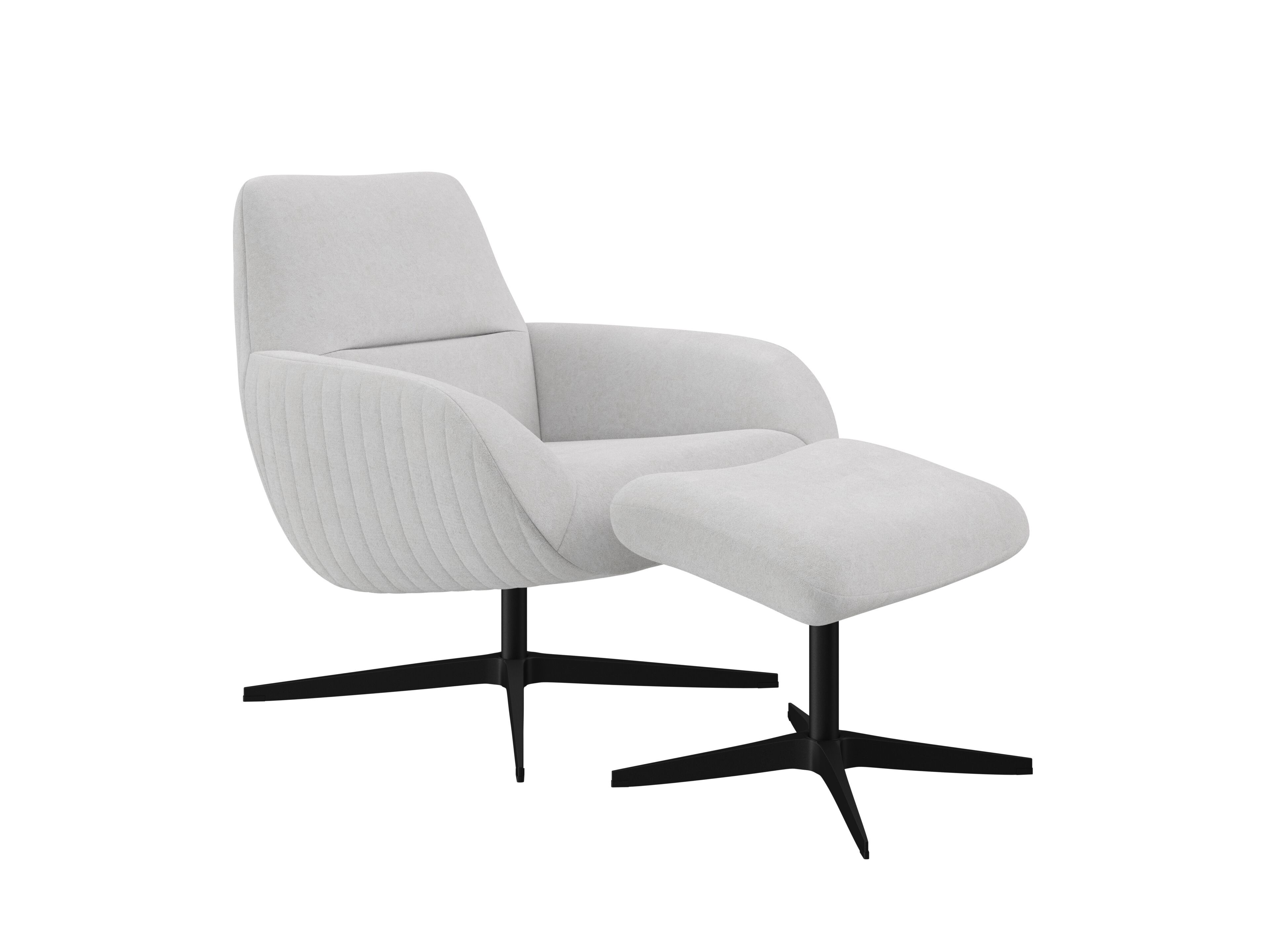 Тканевое кресло с подставкой для ног DÔME DECO Awaken ARCH-00039329 - Вид №2