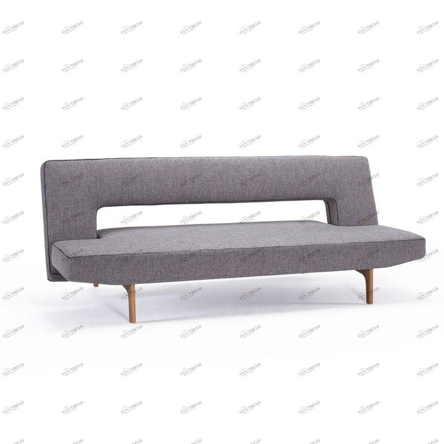 Диван Puzzle Wood с ножками из дуба, серый Innovation Living PUZZLEWOOD521