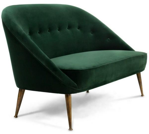 BRABBU 2-х местный бархатный диван Malay sun-id-1475248 - Вид №2