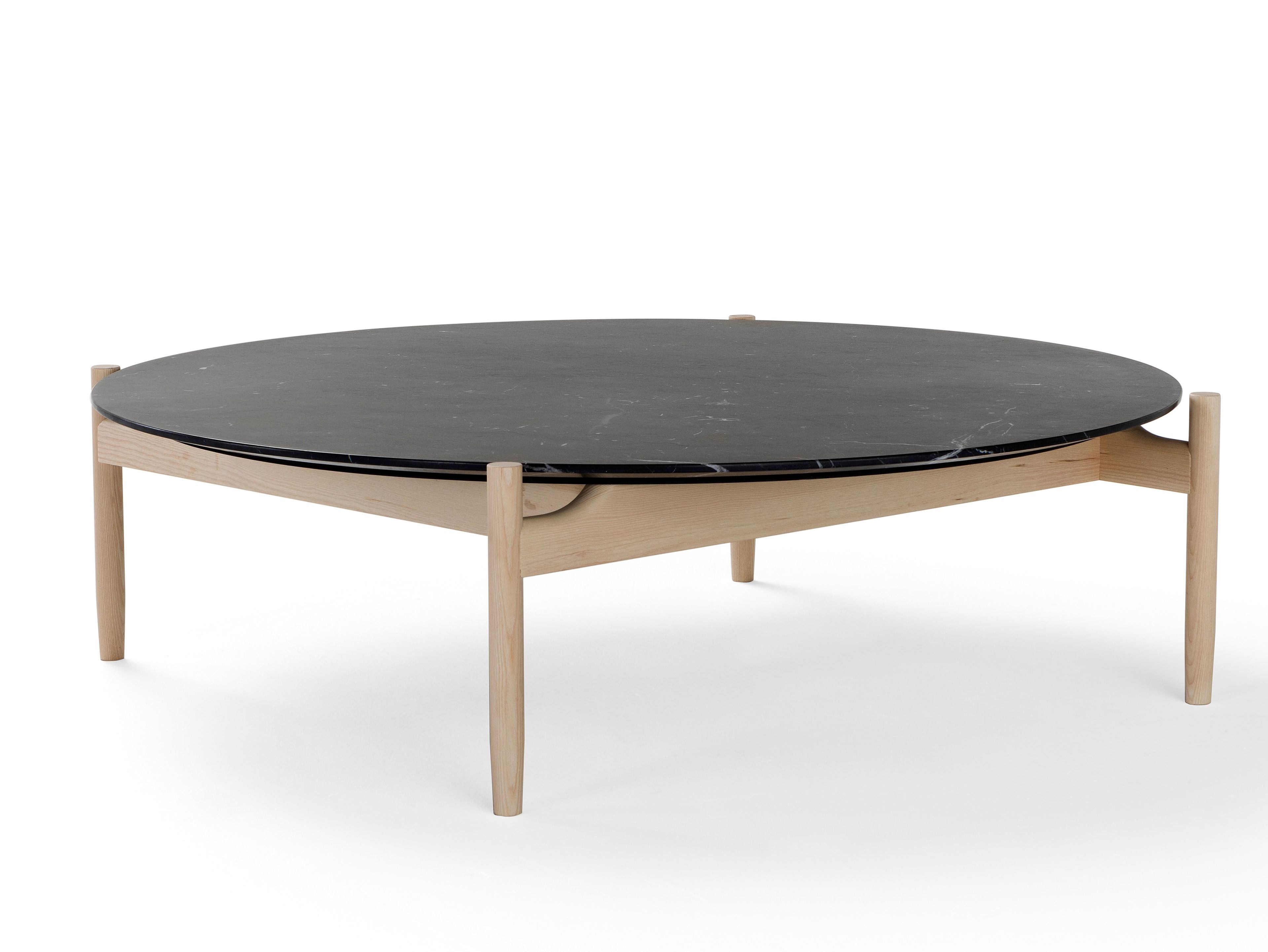 Круглый журнальный столик с мраморной или деревянной столешницей Amura ARCH-00006860 - Вид №8