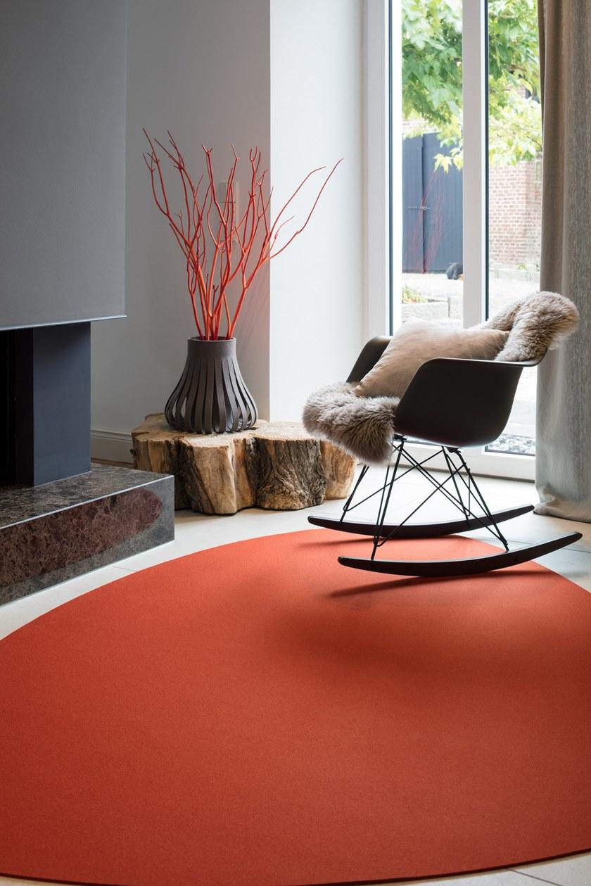 HEY-SIGN Однотонный войлочный коврик Stone sun-id-1437163 - Вид №2