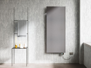 Настенный стальной электрический полотенцесушитель