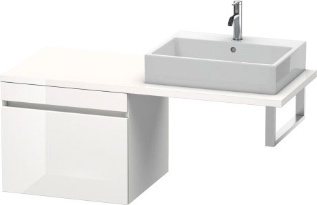 DS533304343 DuraStyle Шкафчик для консоли Базальт матовый, декор Duravit - Вид №2