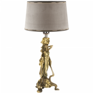 32064,34057 Настольная лампа Флора Бронза Тюссо Капучино BOGACHO