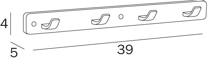 INDA® Крючок для халата гостиницы Hotellerie sun-id-1388336 - Вид №3