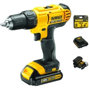 Дрель-шуруповерт аккумуляторная DeWalt DCD771S2, 18 В Li-ion 2х1.5 Ач