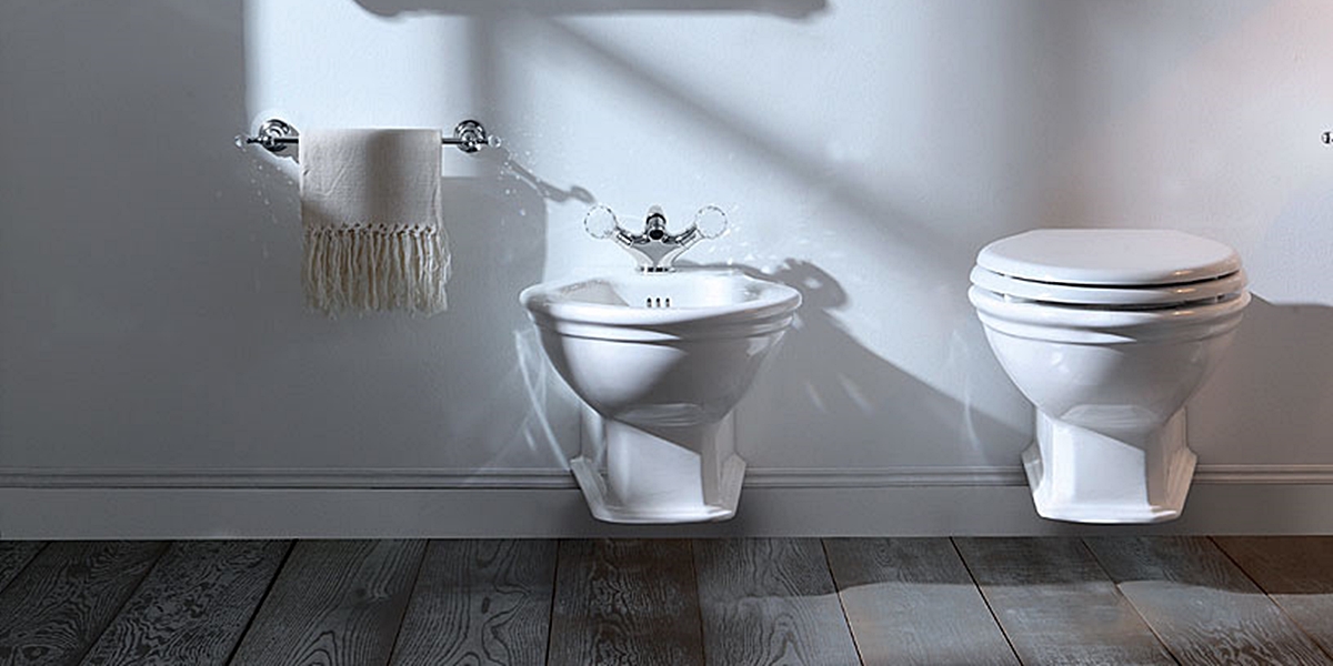 1511 Подвесной унитаз настенный Белый Olympia Ceramica IMPERO STYLE Италия - Вид №2